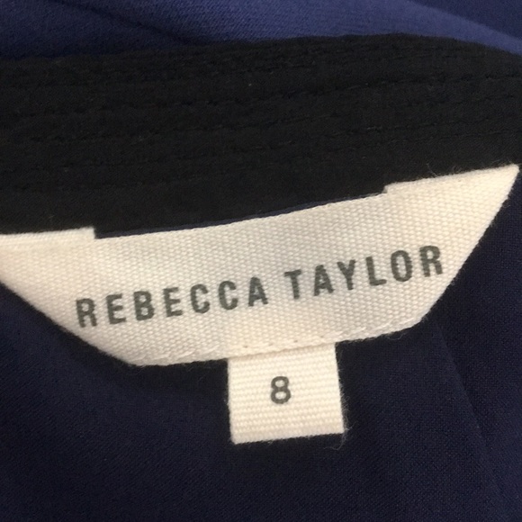 Blue Chain detail dress Rebecca Taylor 8 - Picture 6 of 8